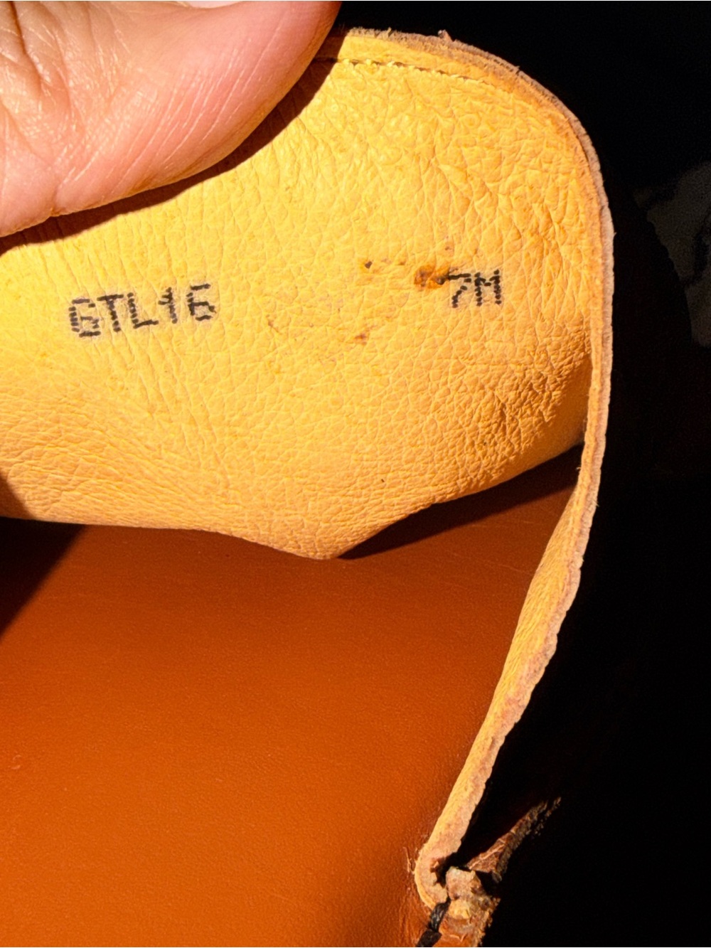 Tony Lama Tan Patterned Slide Sandals - Picture 8 of 8